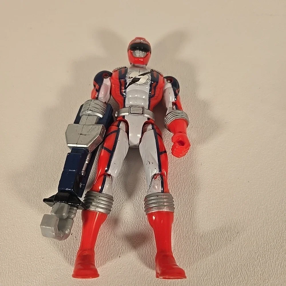 Bandai‎ Power Rangers Operation Overdrive Red Ranger Action Figure Loose